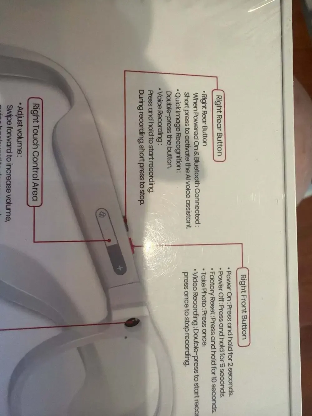 AIMB-S1 AI Smart Glasses with‎ Camera and Bluetooth Audio